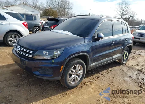 2016 Volkswagen Tiguan S z USA, uszkodzony, nr VIN WVGAV7AX8GW600908